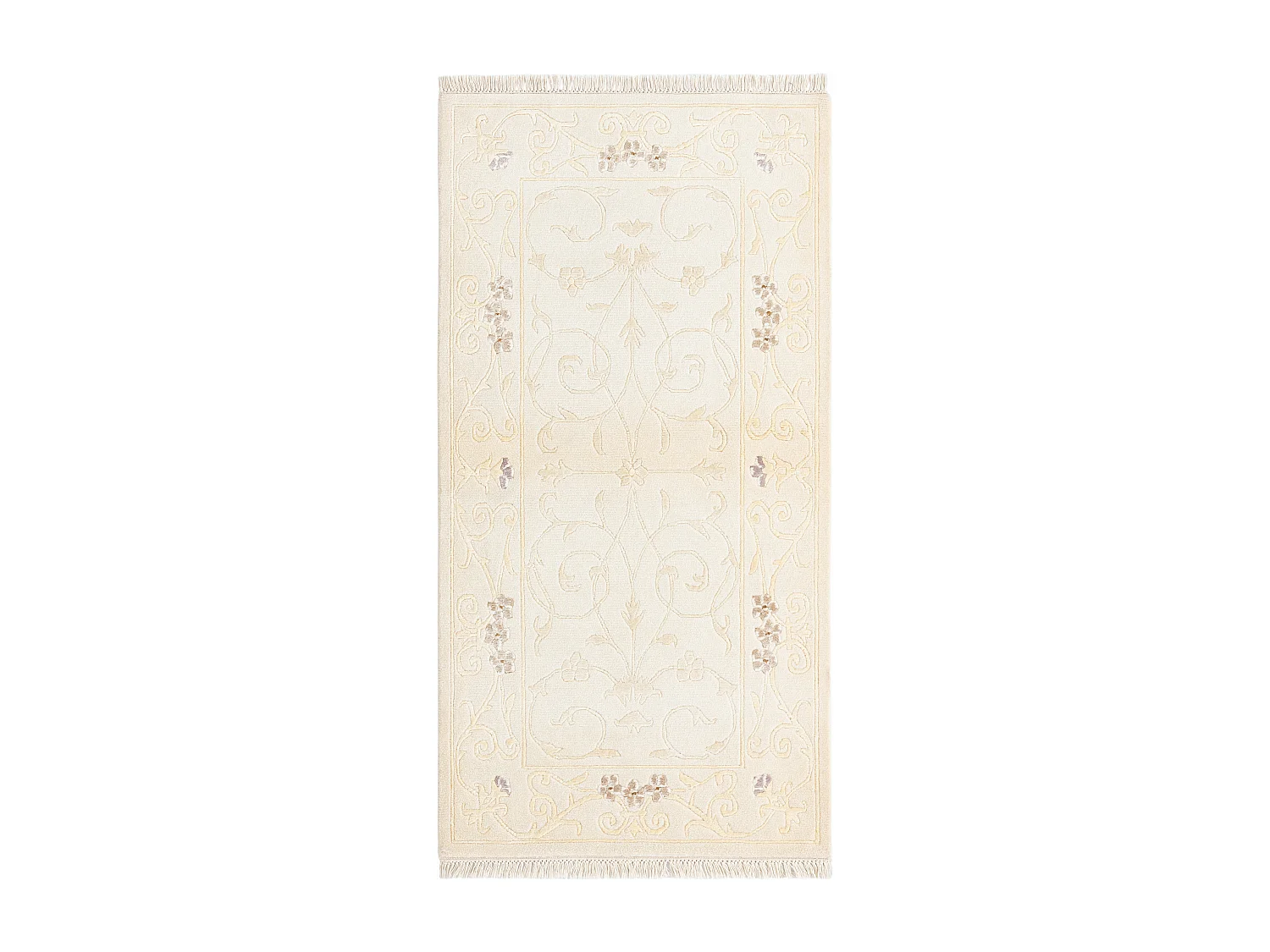 Tapis de laine 79x155 beige Darya