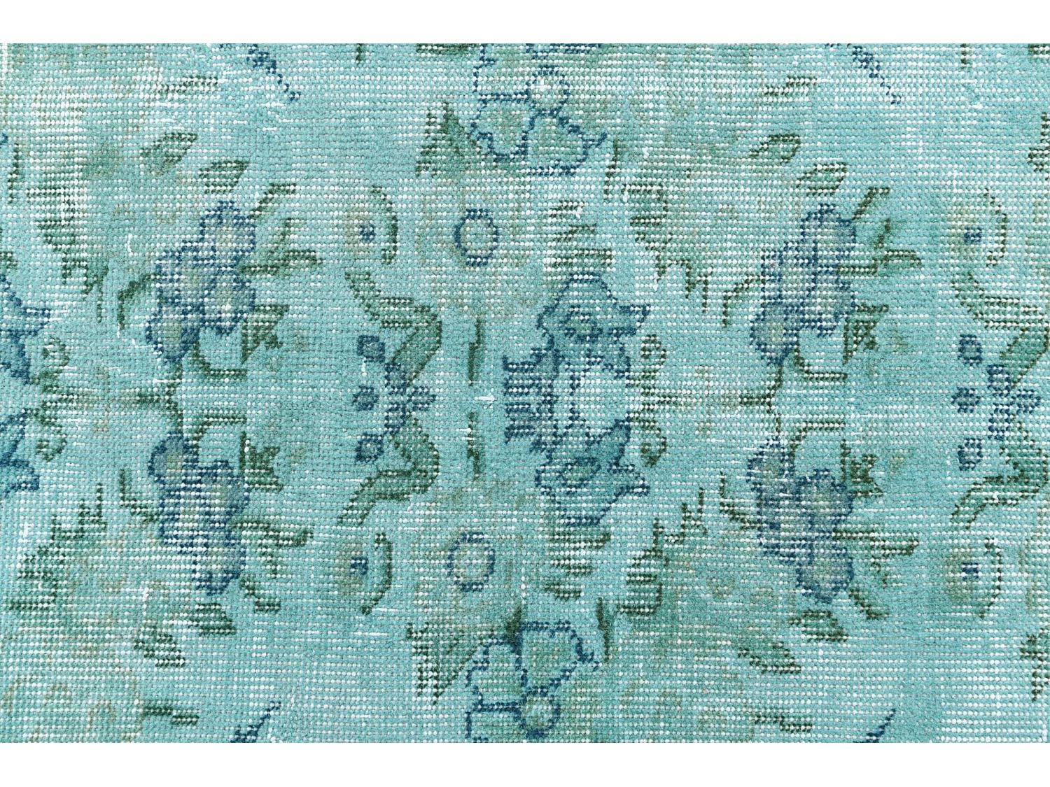 Wollteppich 163x267 Türkis Ultra Vintage