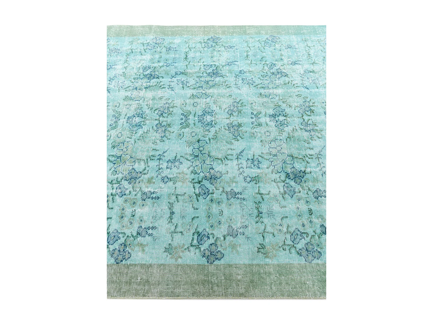 Tapis de laine 163x267 turquoise Ultra Vintage
