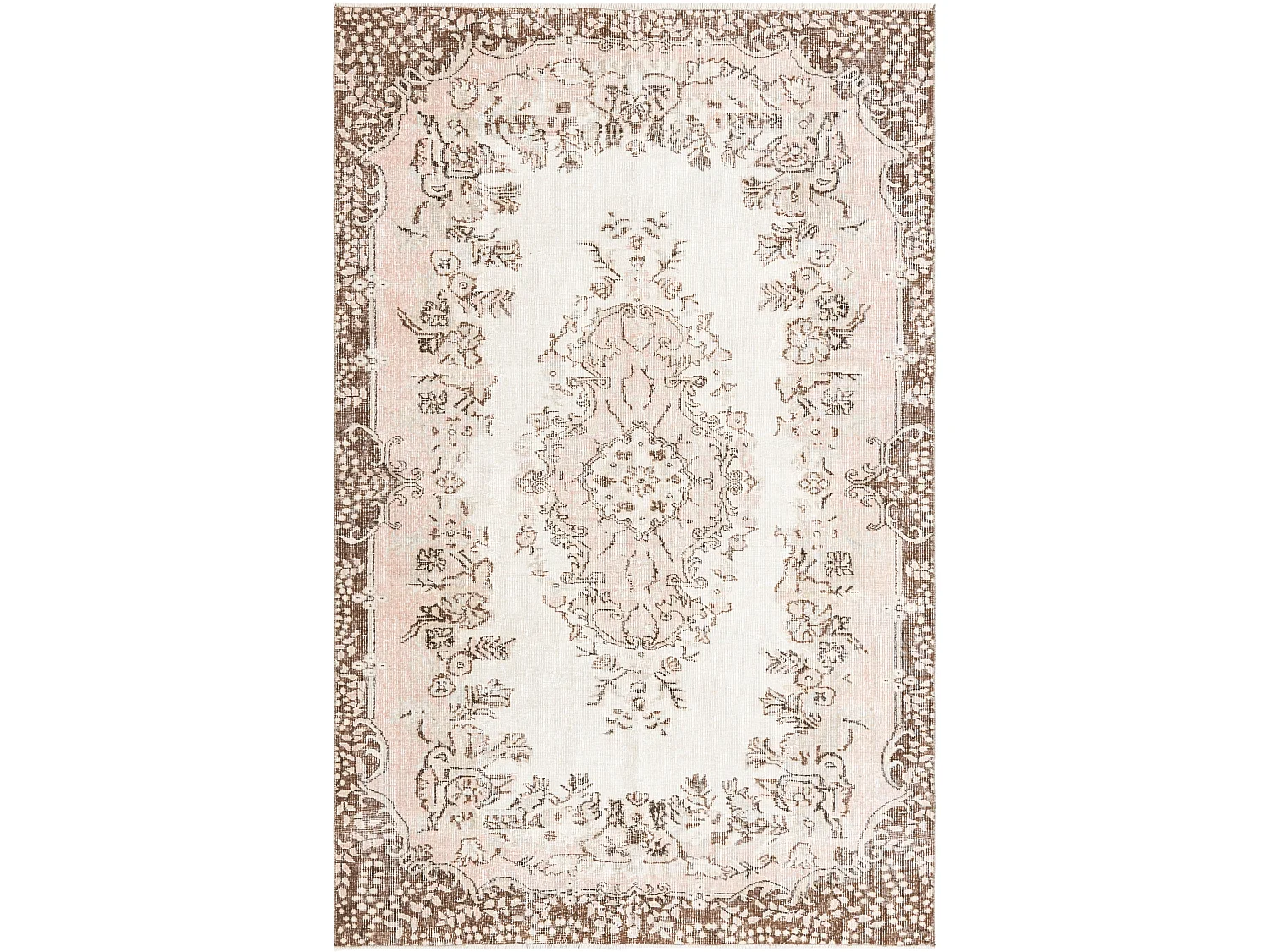 Tappeto in lana 168x269 beige Ultra Vintage