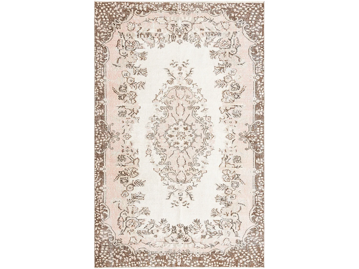 Tappeto in lana 168x269 beige Ultra Vintage