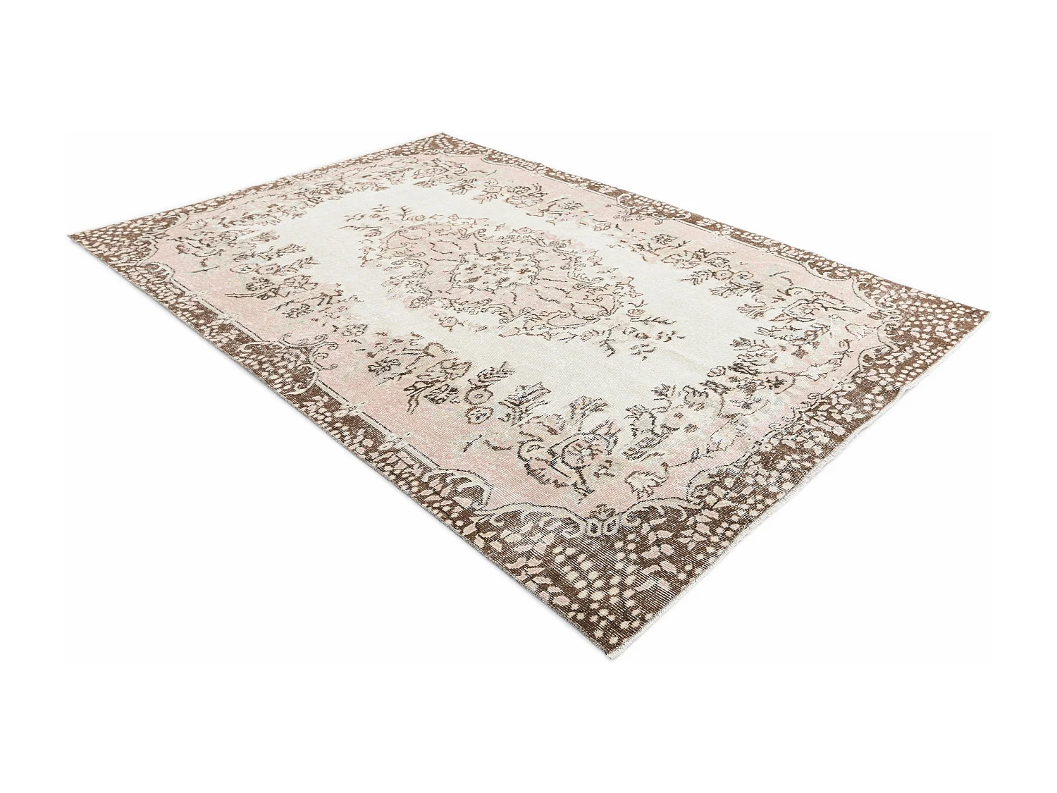 Tapis de laine 168x269 beige Ultra Vintage
