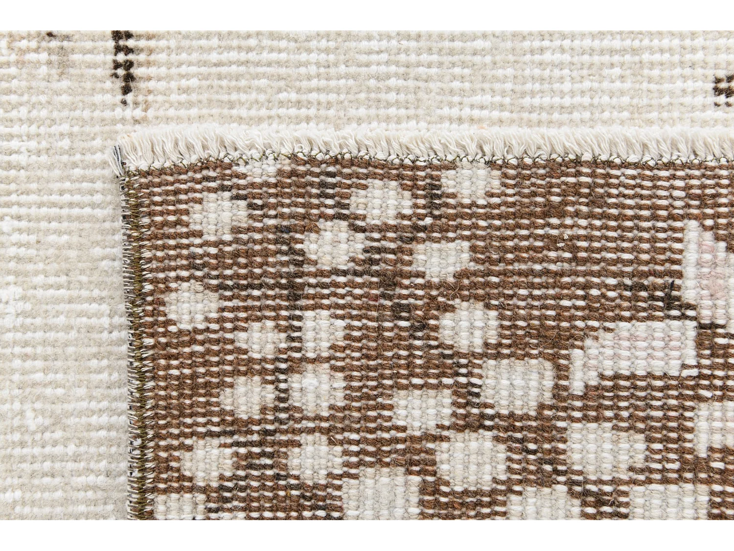 Tapis de laine 168x269 beige Ultra Vintage