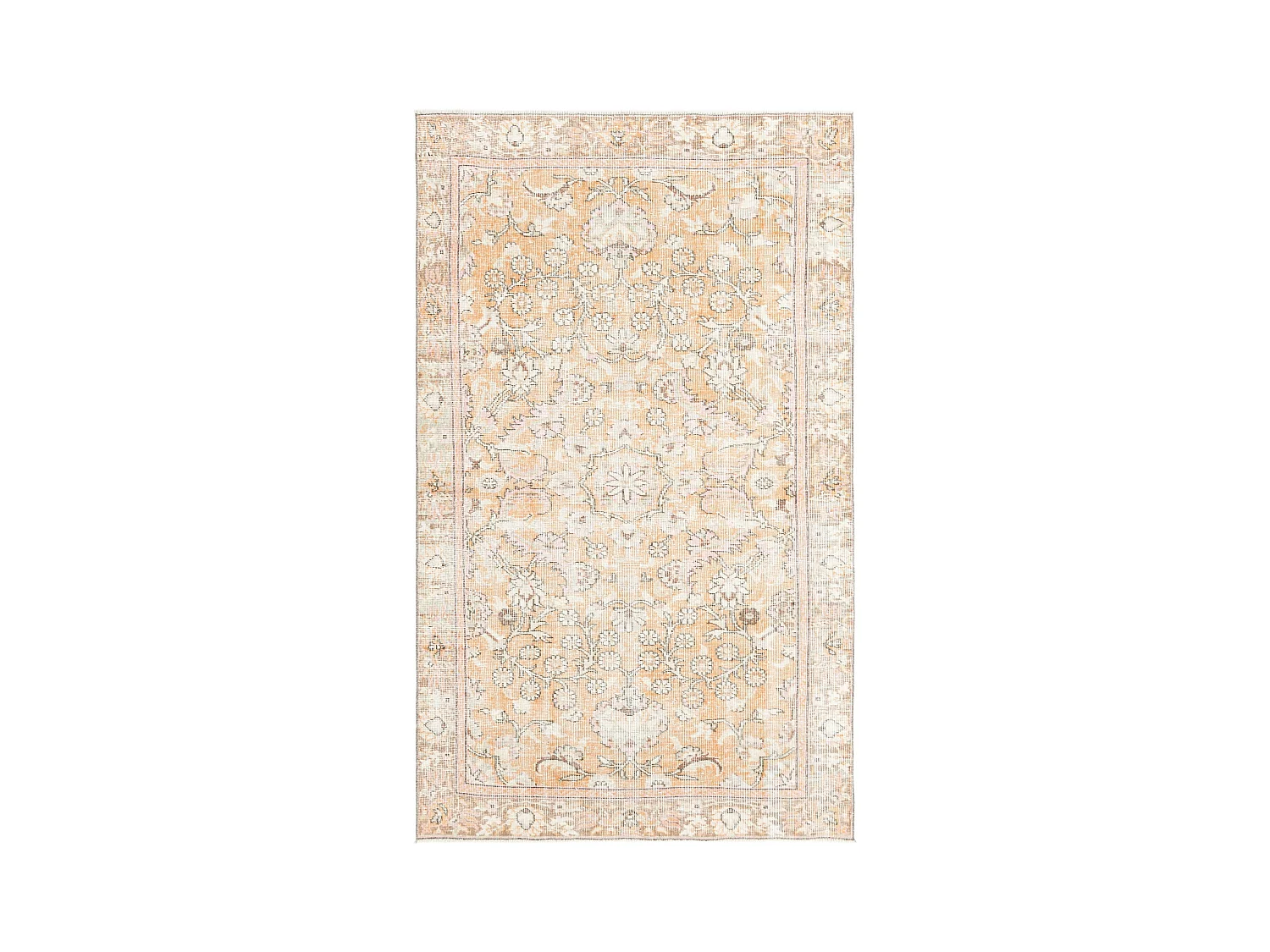 Tapis de laine 132x221 orange Ultra Vintage