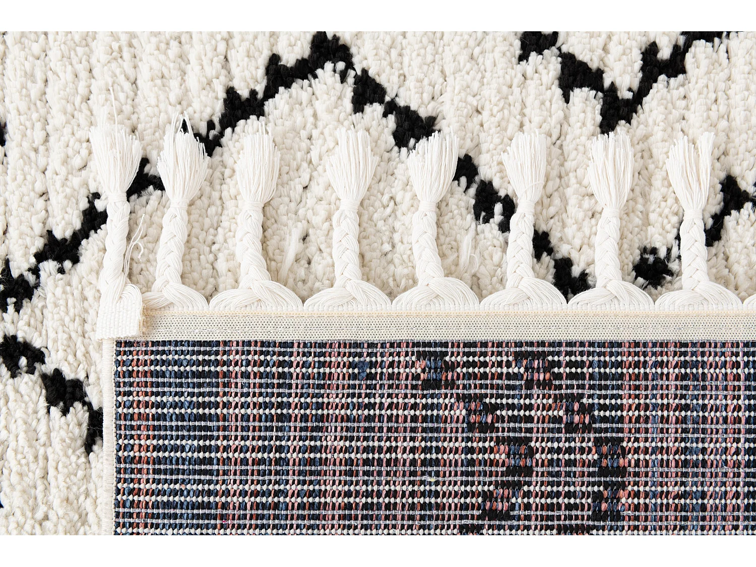 Hoogpolig tapijt 305x80 Beige Frauenfeld Classic