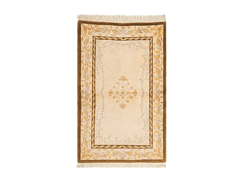 Tapis de laine 94x147 brun Darya