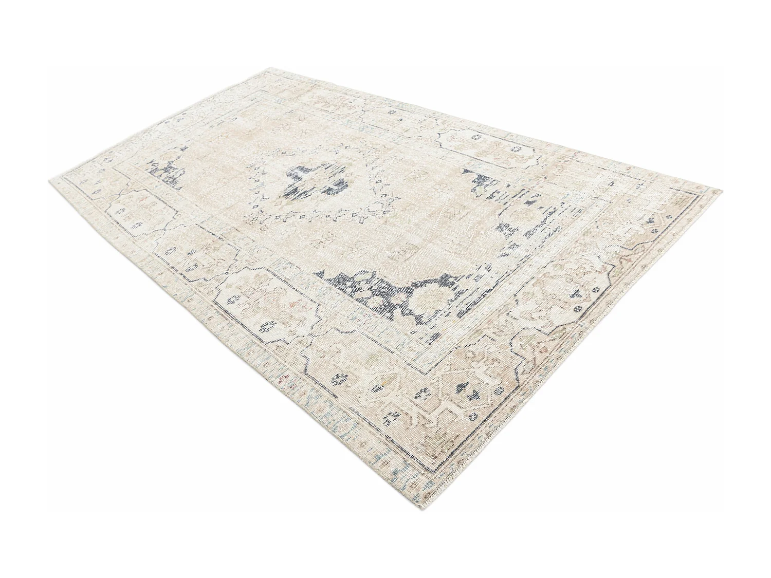 Tappeto in lana 137x254 beige Ultra Vintage
