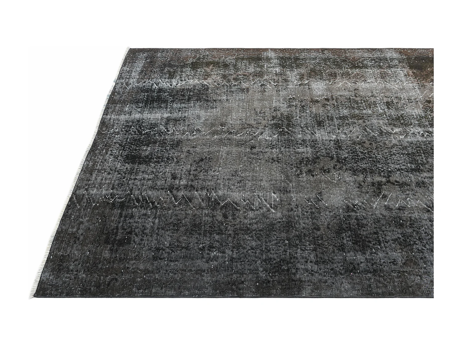 Wollteppich 165x277 Schwarz Ultra Vintage