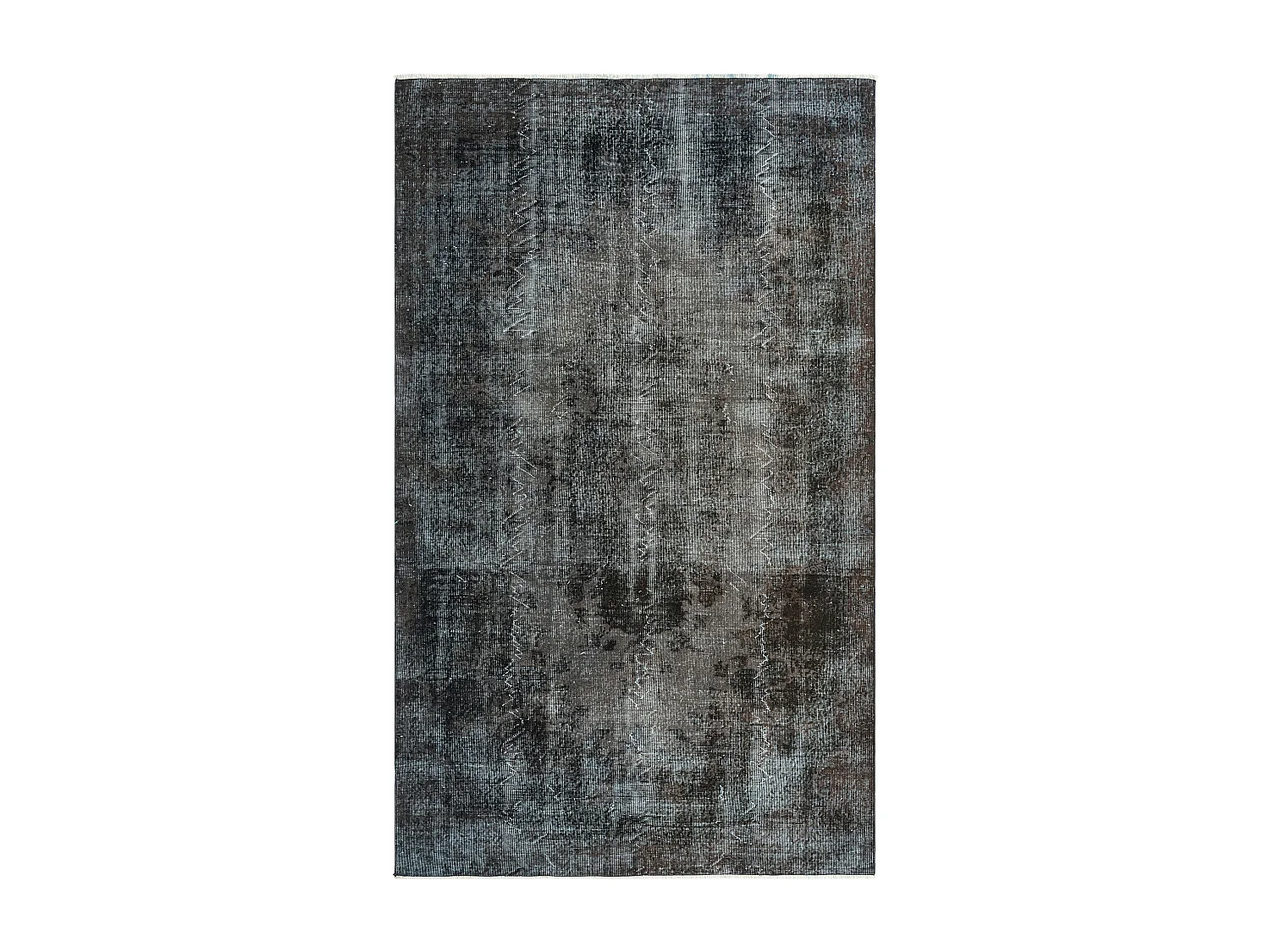 Wollteppich 165x277 Schwarz Ultra Vintage