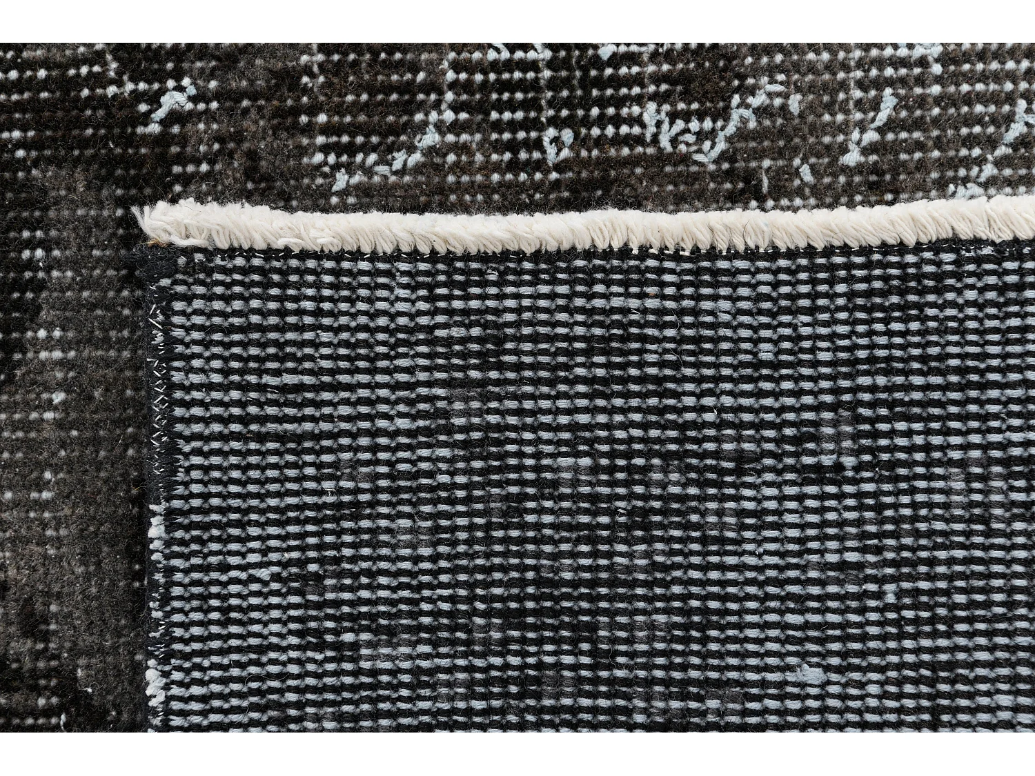 Tapis de laine 165x277 noir Ultra Vintage