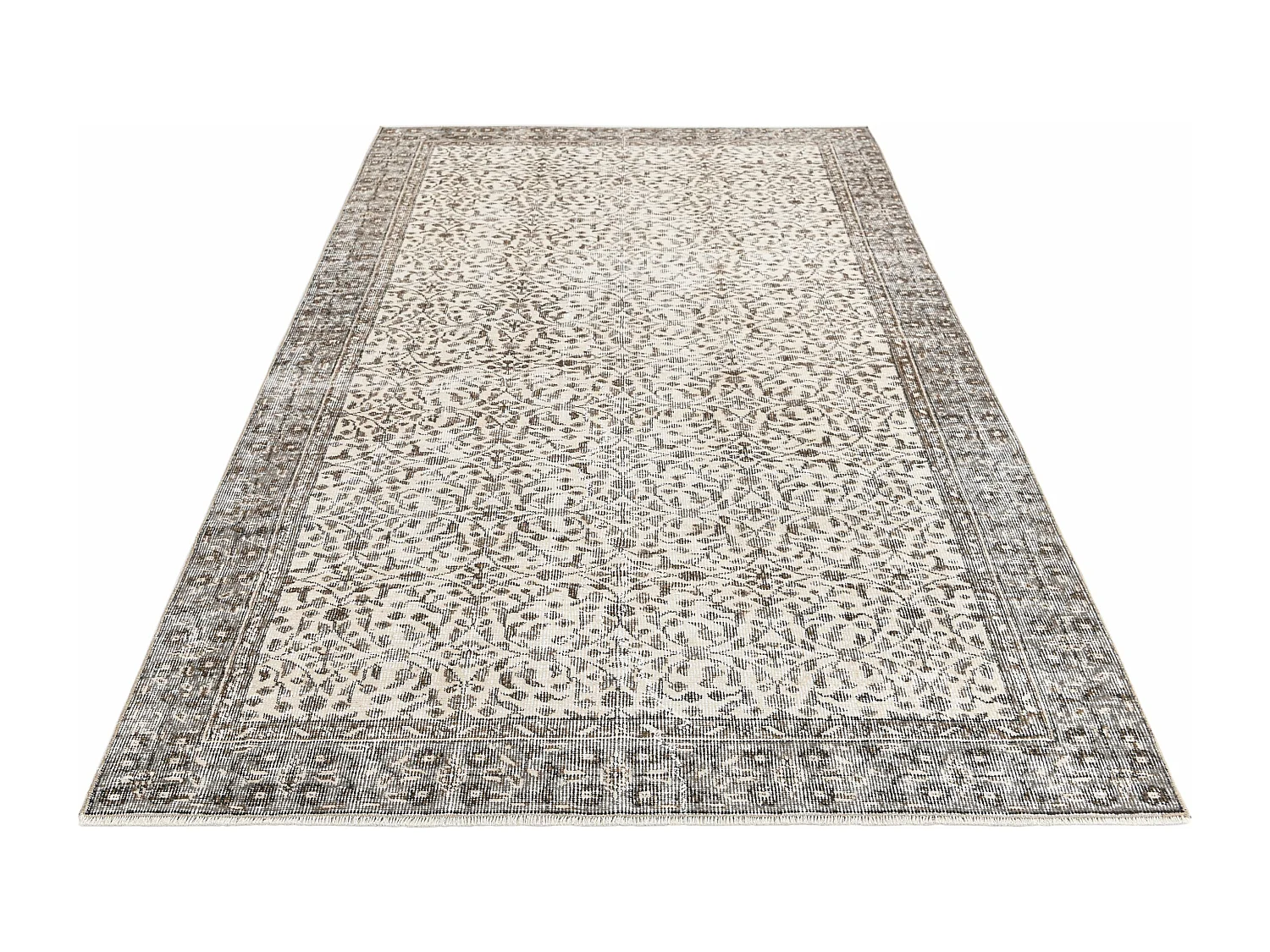 Tappeto in lana 150x259 beige Ultra Vintage