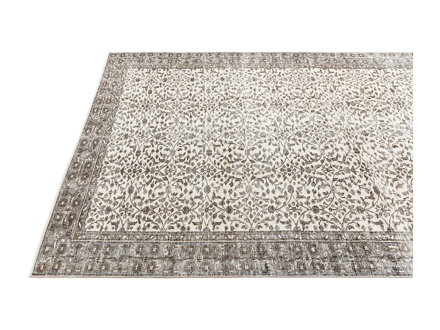 Tappeto in lana 150x259 beige Ultra Vintage