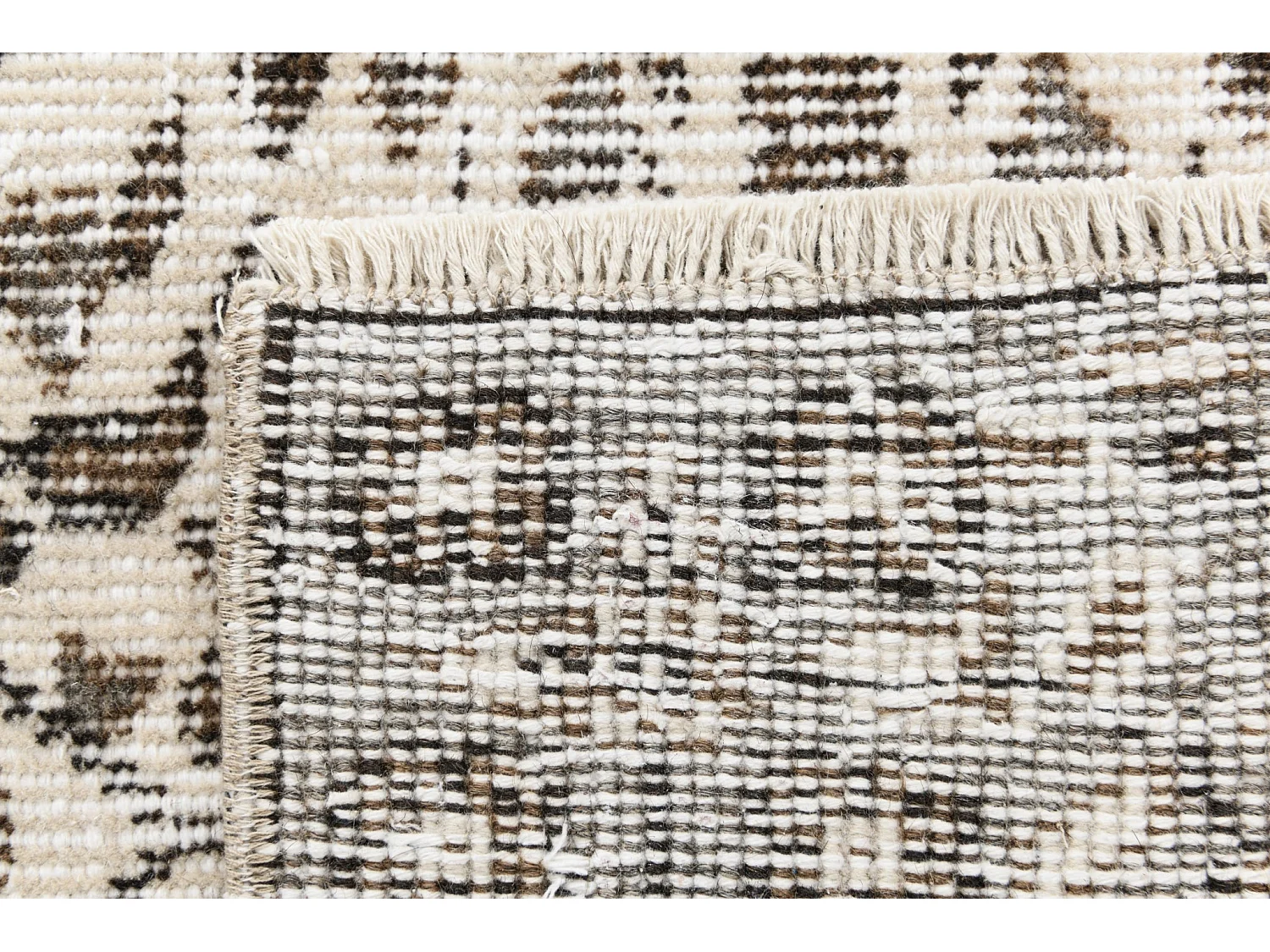 Tapis de laine 150x259 beige Ultra Vintage