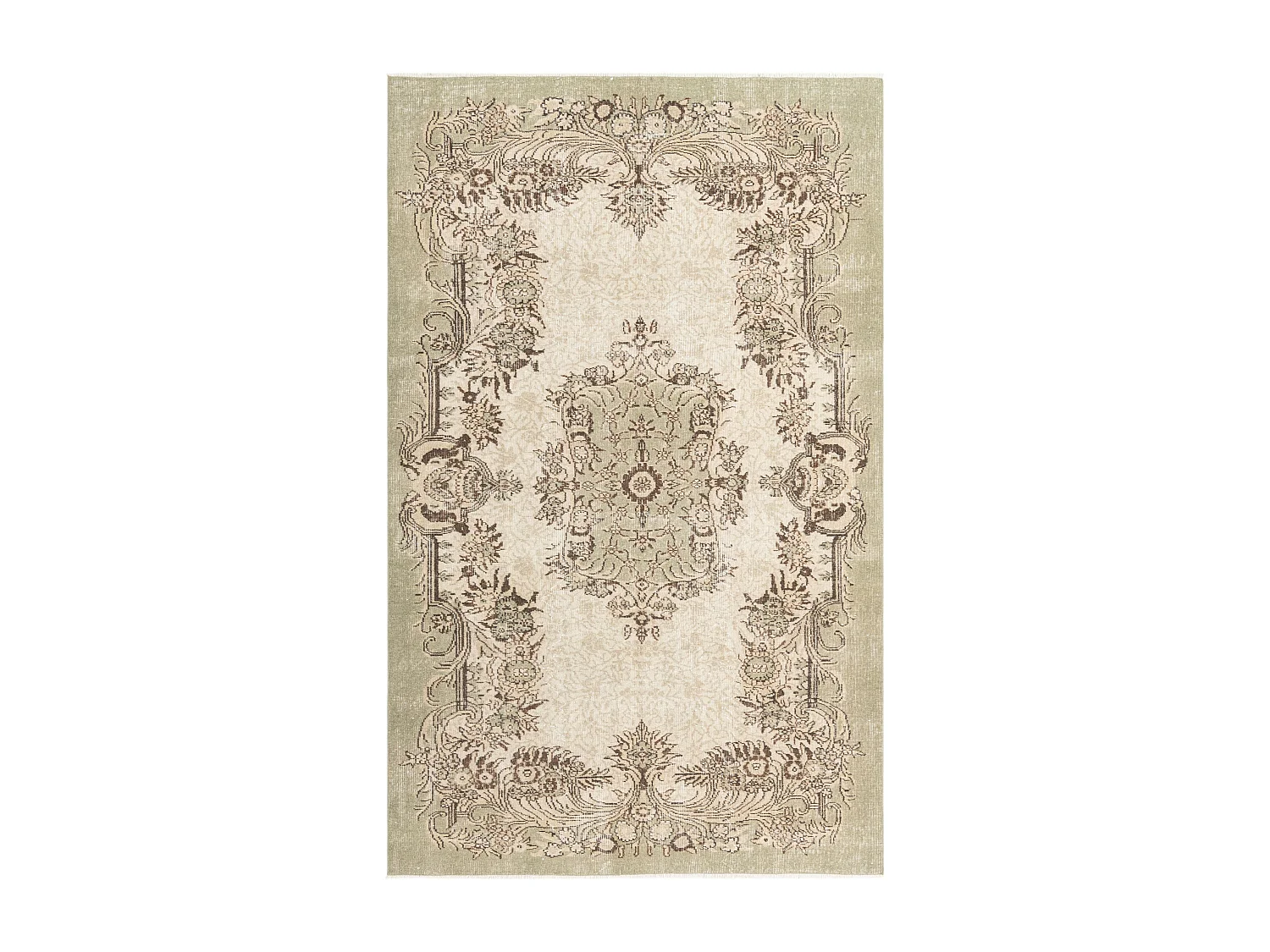 Tapis de laine 173x277 brun Ultra Vintage