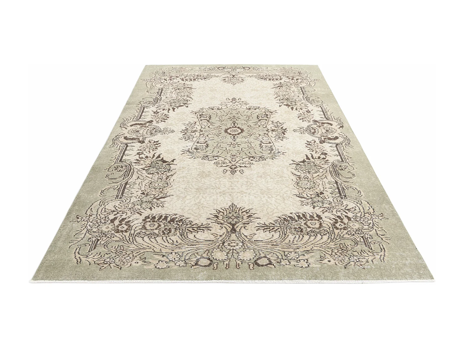 Tapis de laine 173x277 brun Ultra Vintage