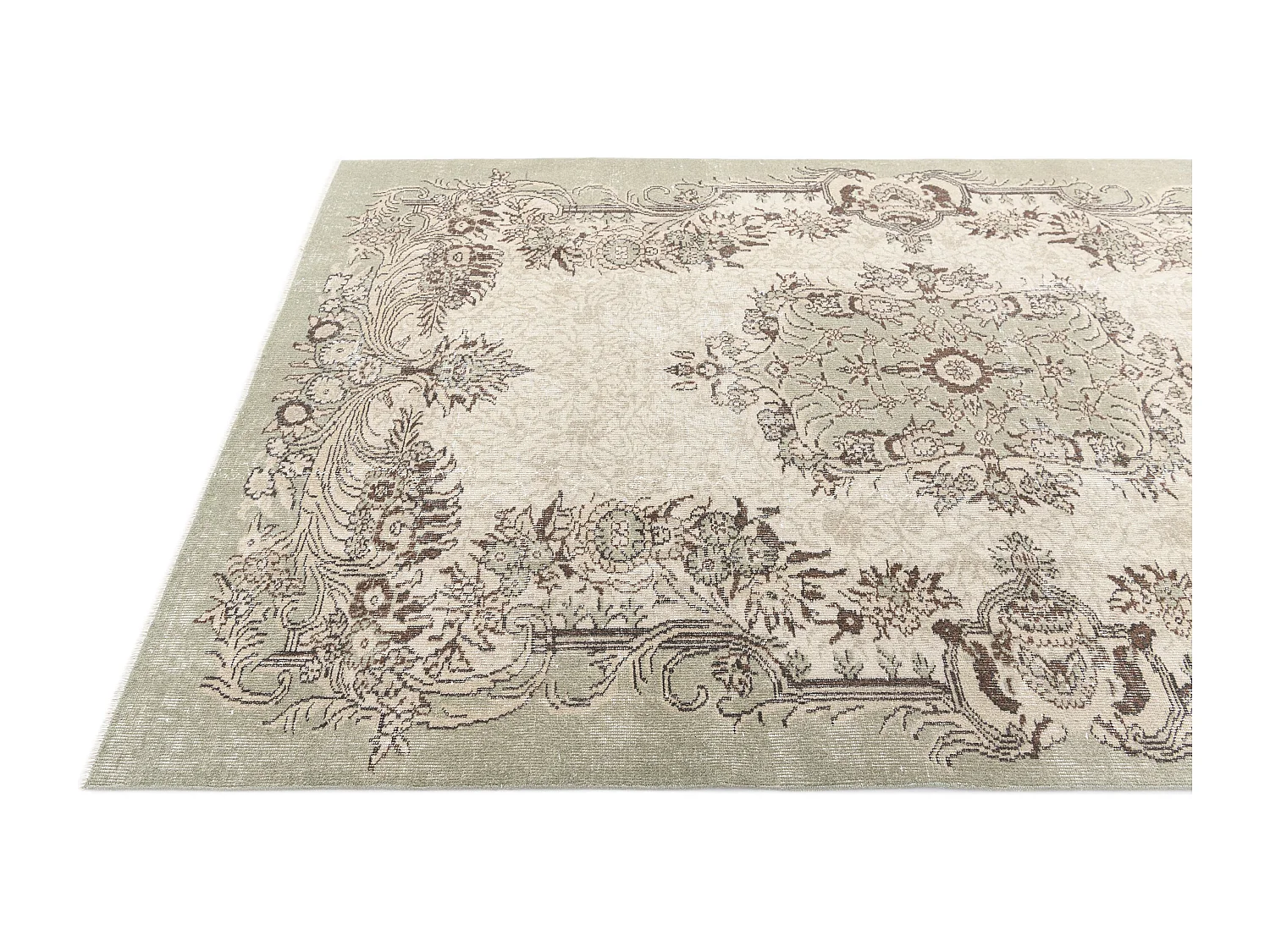 Tapis de laine 173x277 brun Ultra Vintage