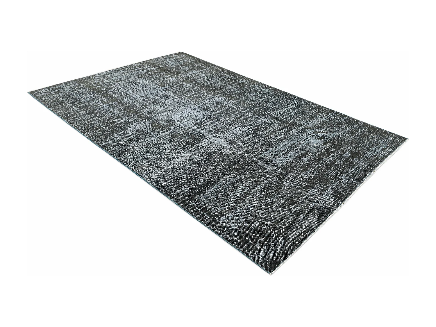 Tappeto in lana 152x254 nero Ultra Vintage