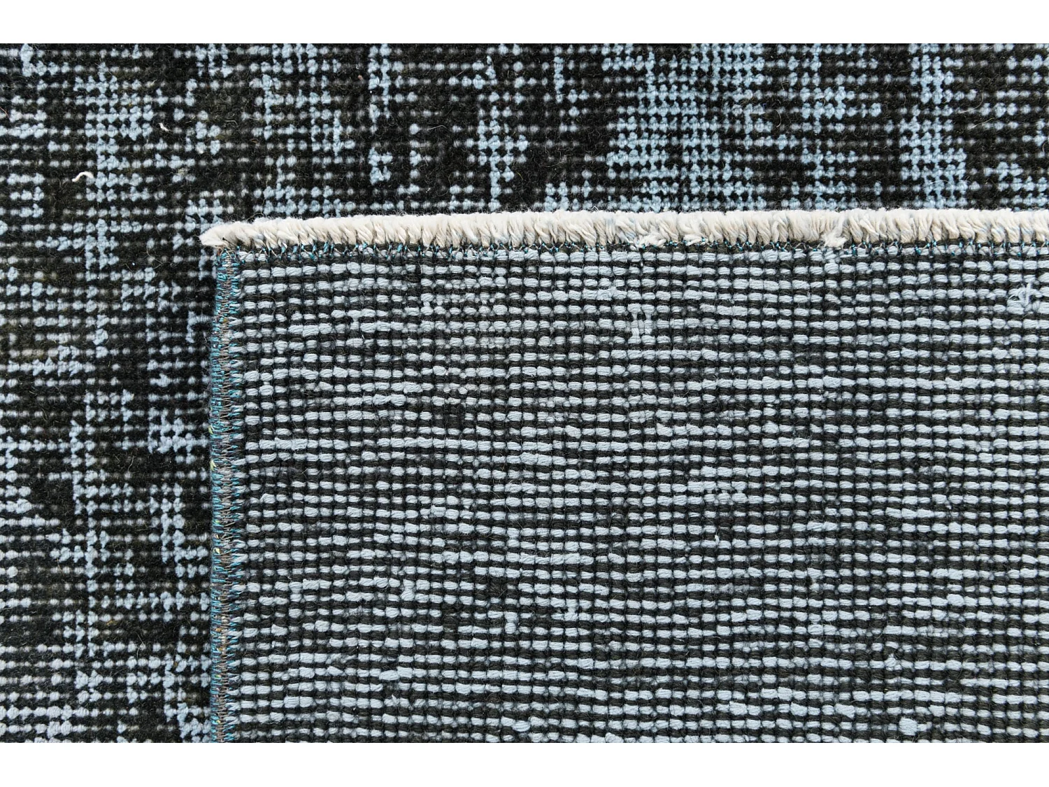 Tappeto in lana 152x254 nero Ultra Vintage