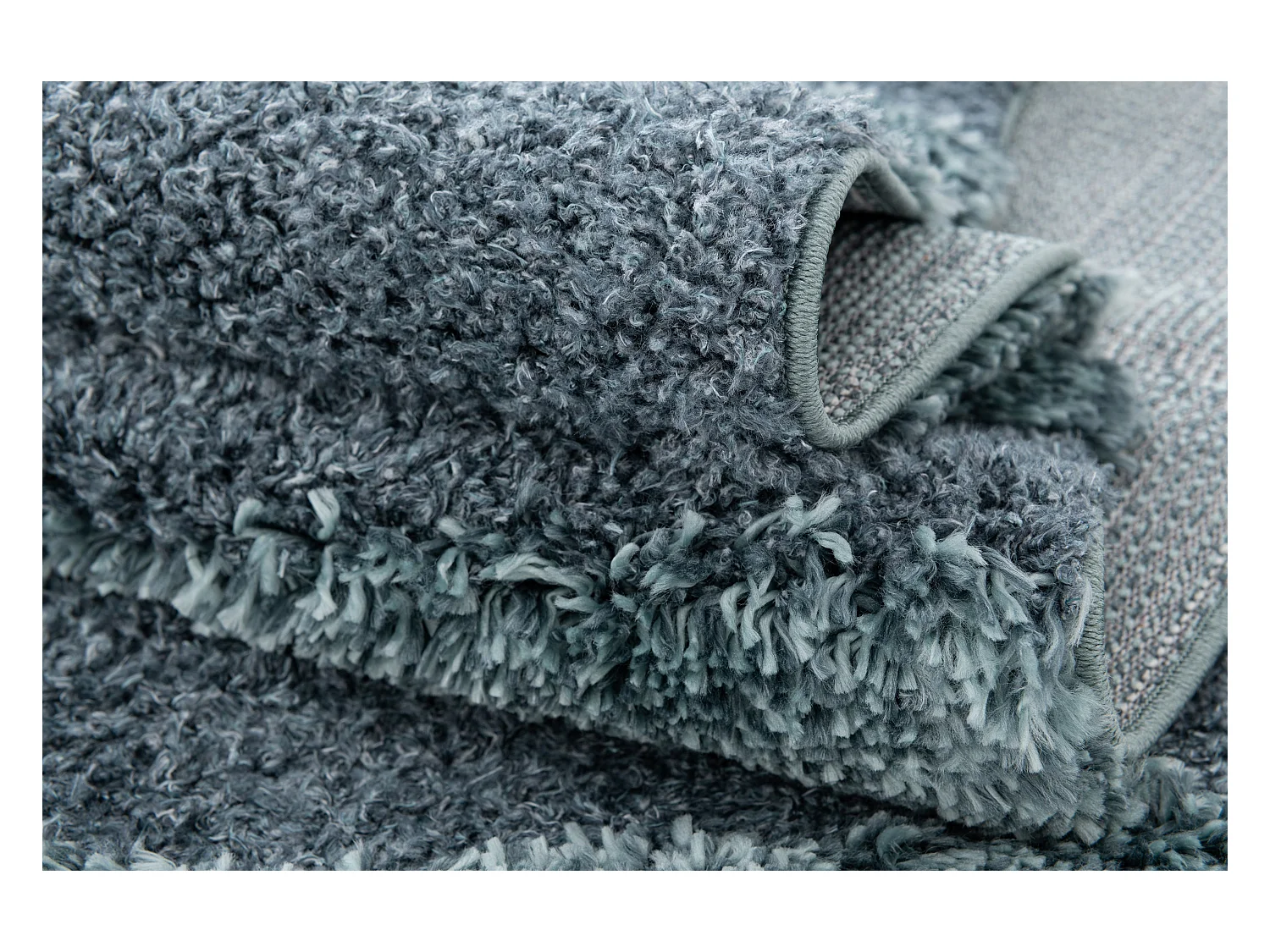 Hoogpolig tapijt 185x125 Blauw Thun Tribus