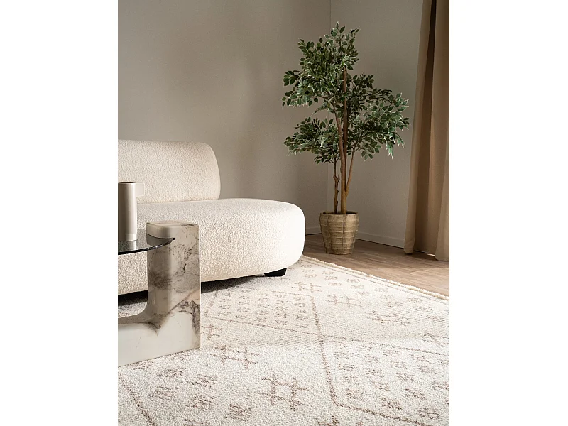 Teppich 125x185 Weiss St. Gallen Folklore