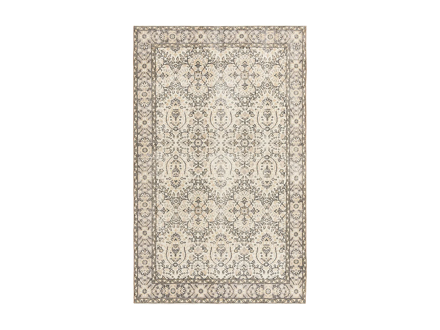 Tapis de laine 163x259 beige Ultra Vintage