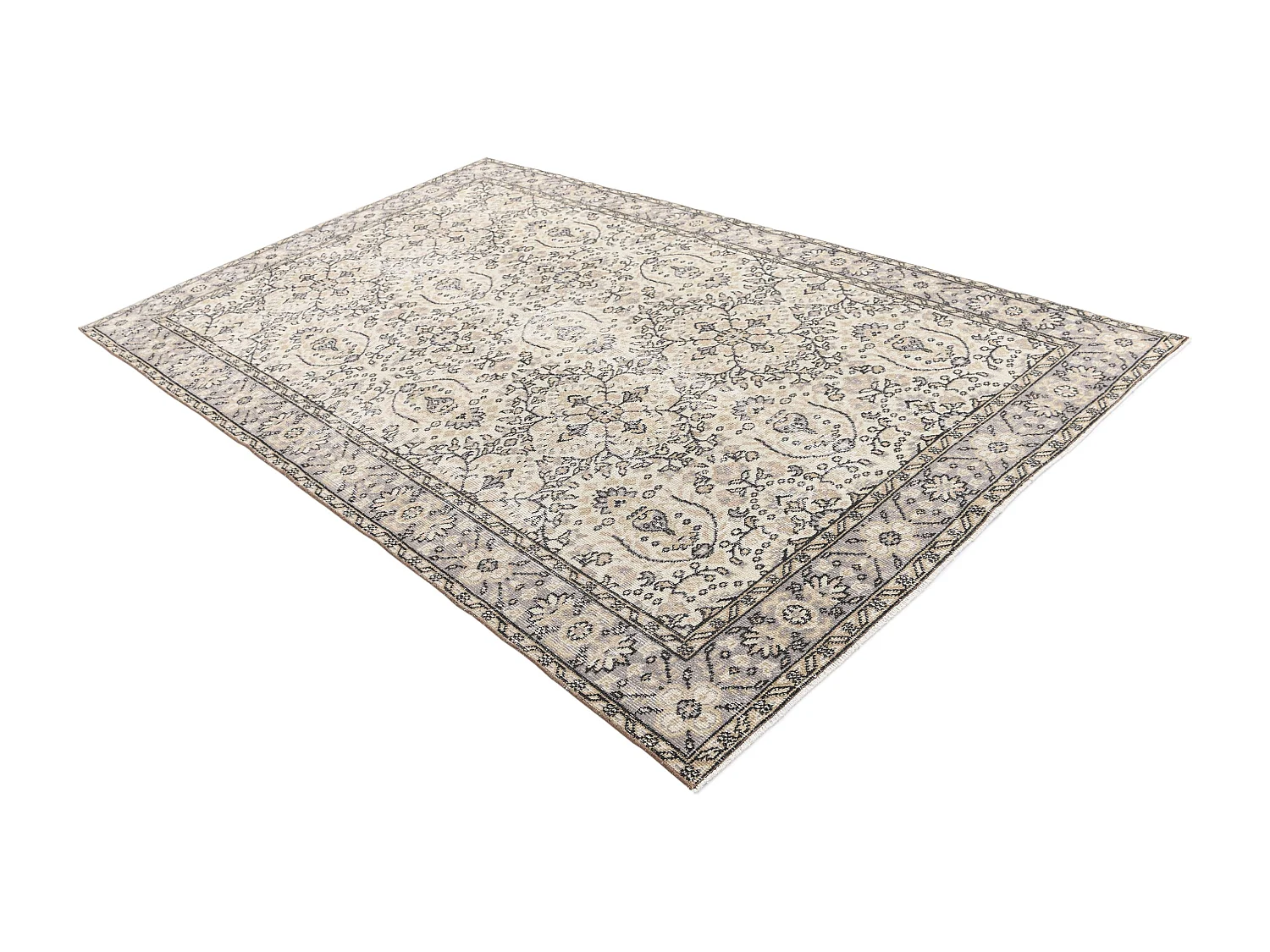 Tapis de laine 163x259 beige Ultra Vintage