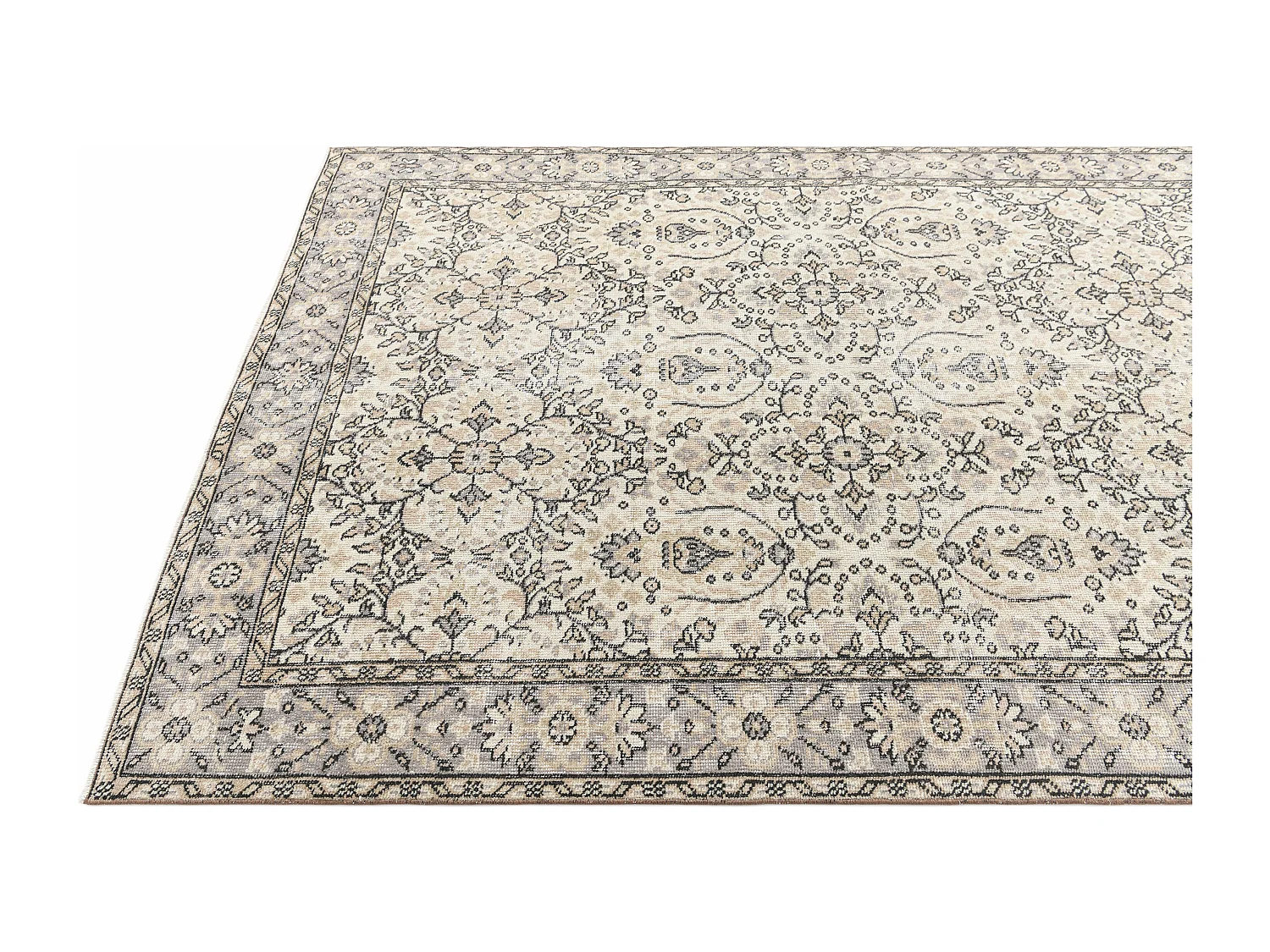 Tapis de laine 163x259 beige Ultra Vintage