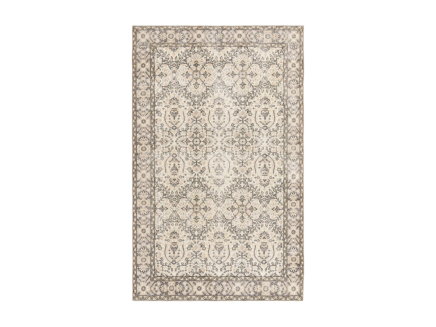 Tapis de laine 163x259 beige Ultra Vintage