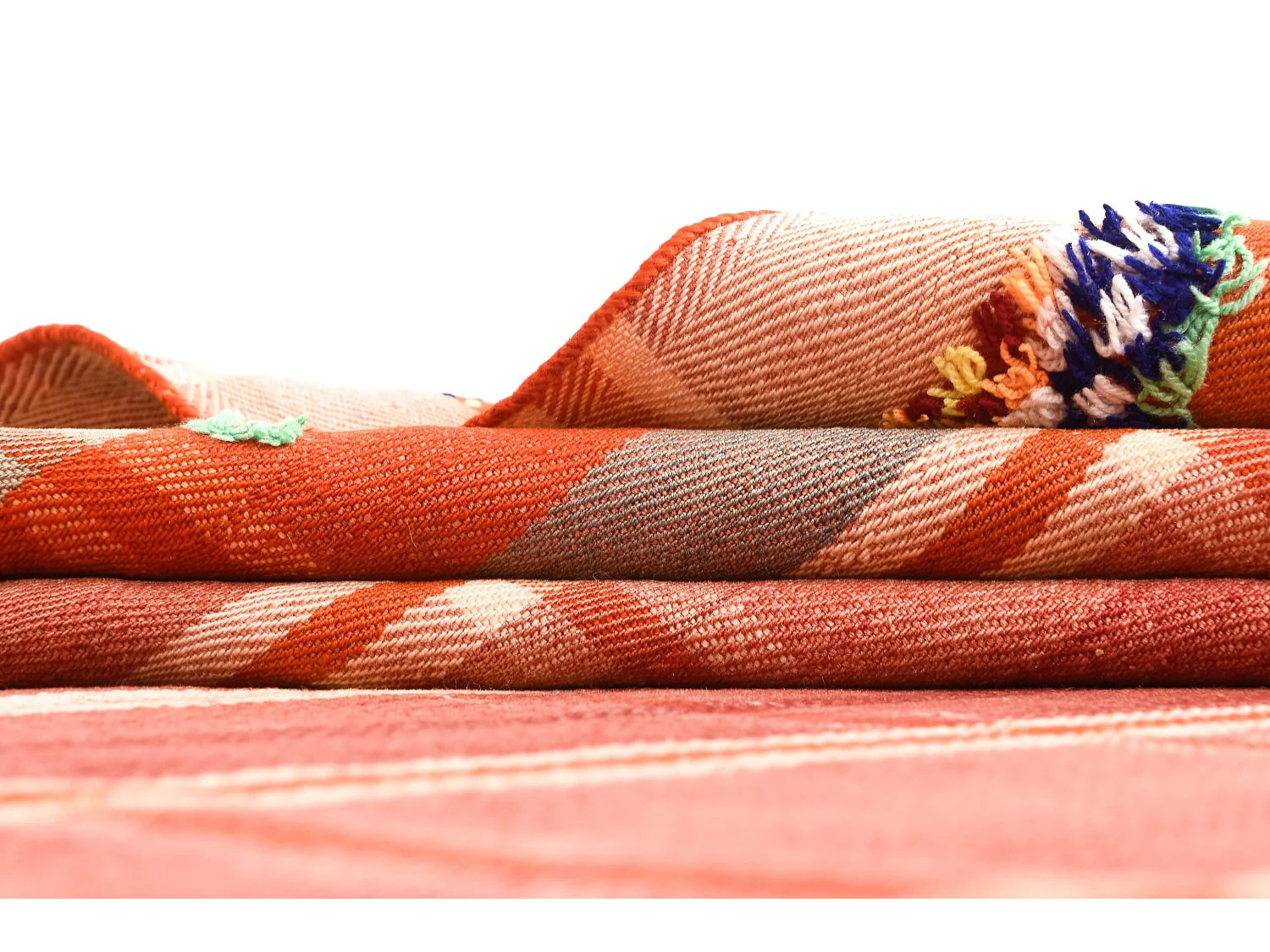 Wollteppich 150x204 Rot Jajim