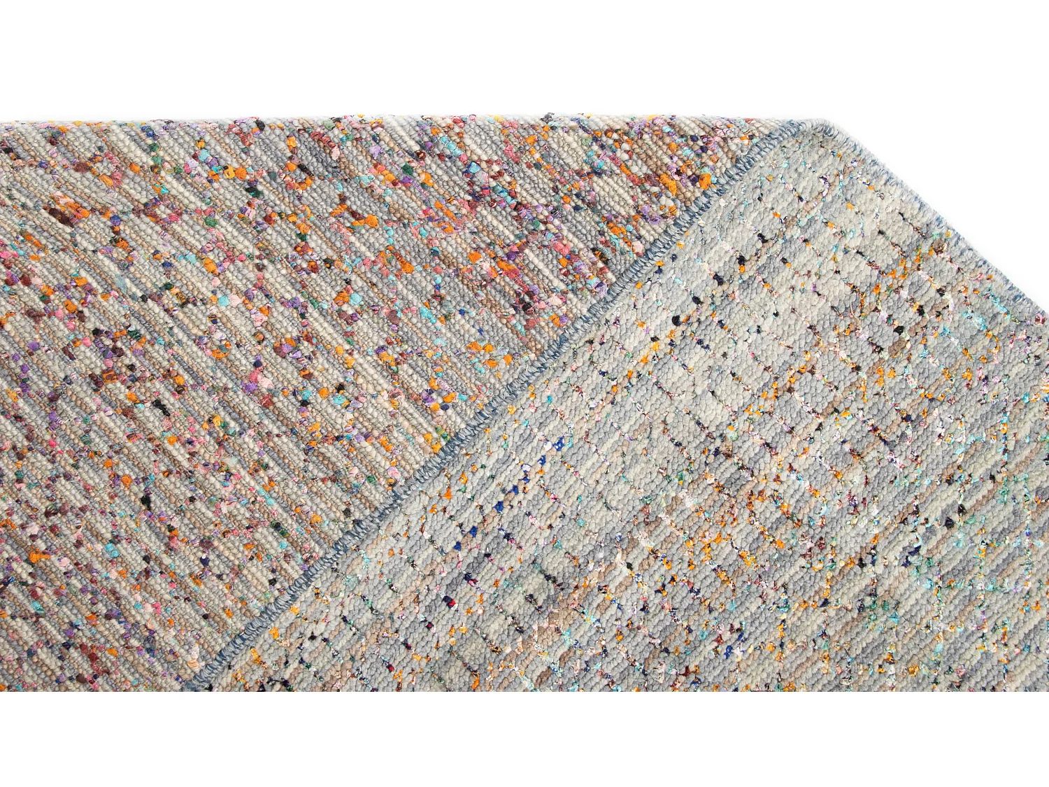 Wollteppich 271x354 Grau Agra