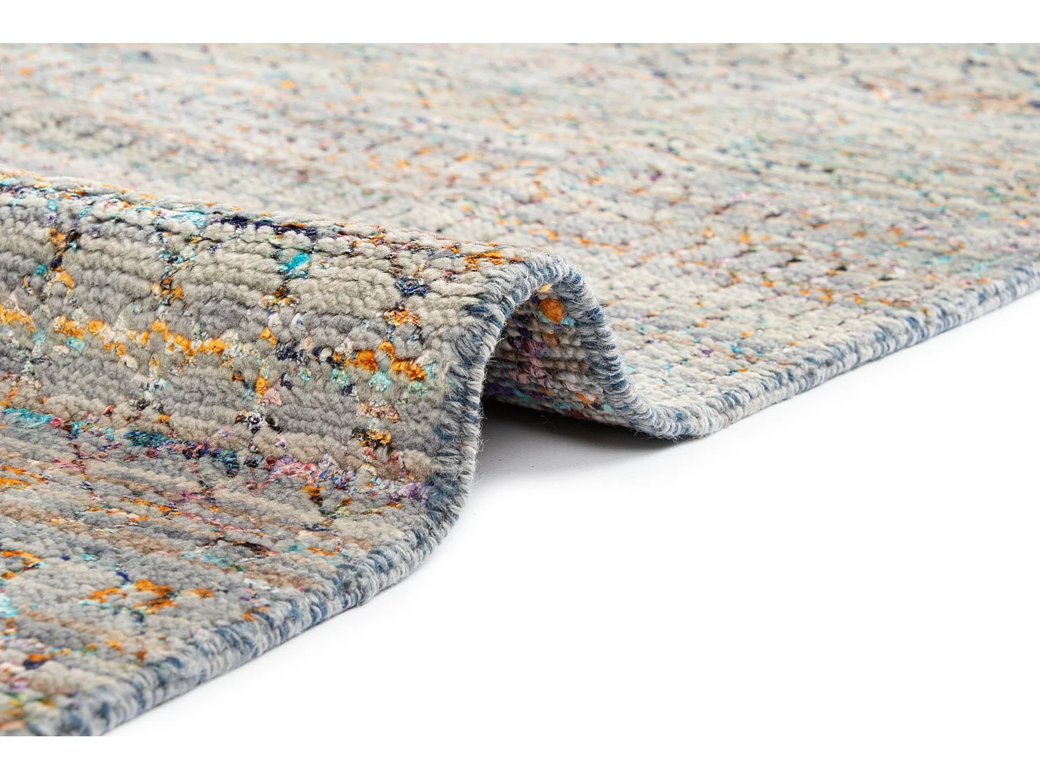 Wollteppich 271x354 Grau Agra