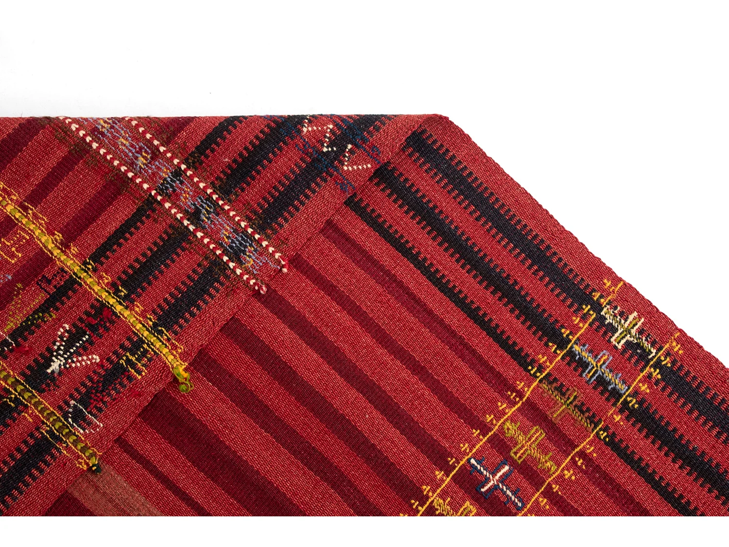 Wollteppich 164x345 Rot Jajim