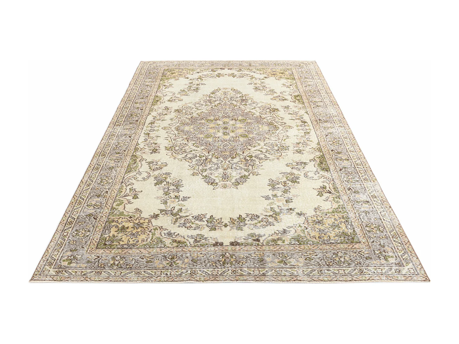 Wollteppich 165x272 Beige Ultra Vintage