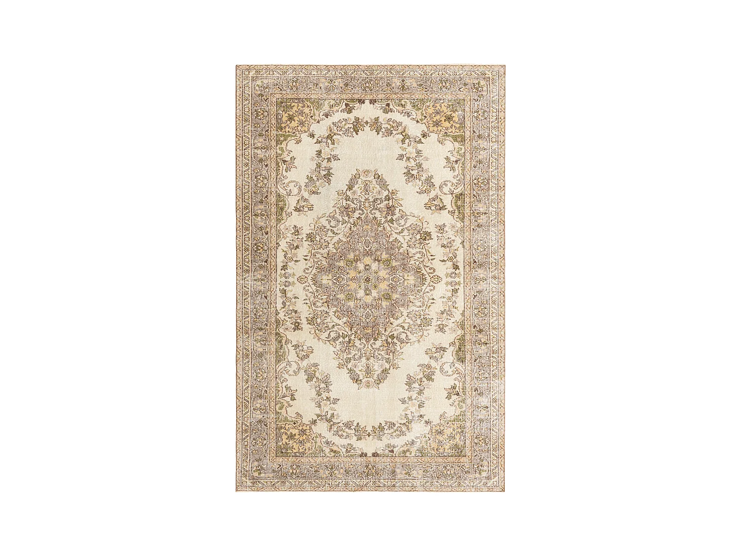 Tapis de laine 165x272 beige Ultra Vintage