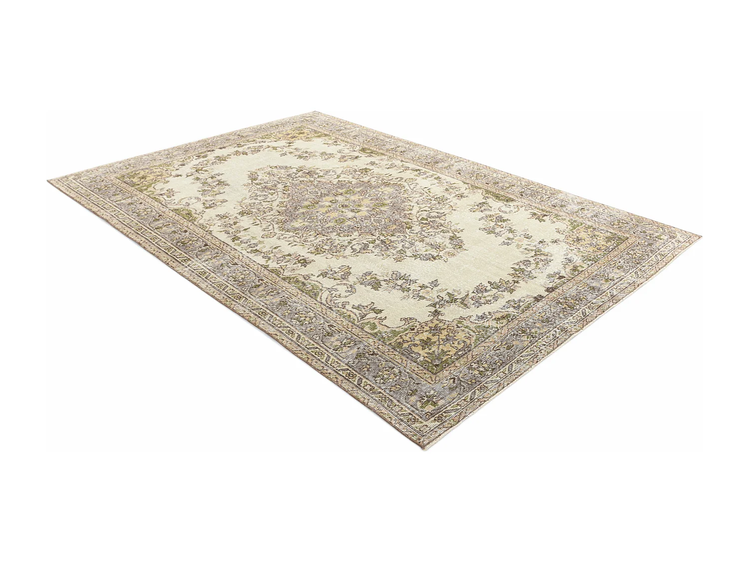 Tapis de laine 165x272 beige Ultra Vintage