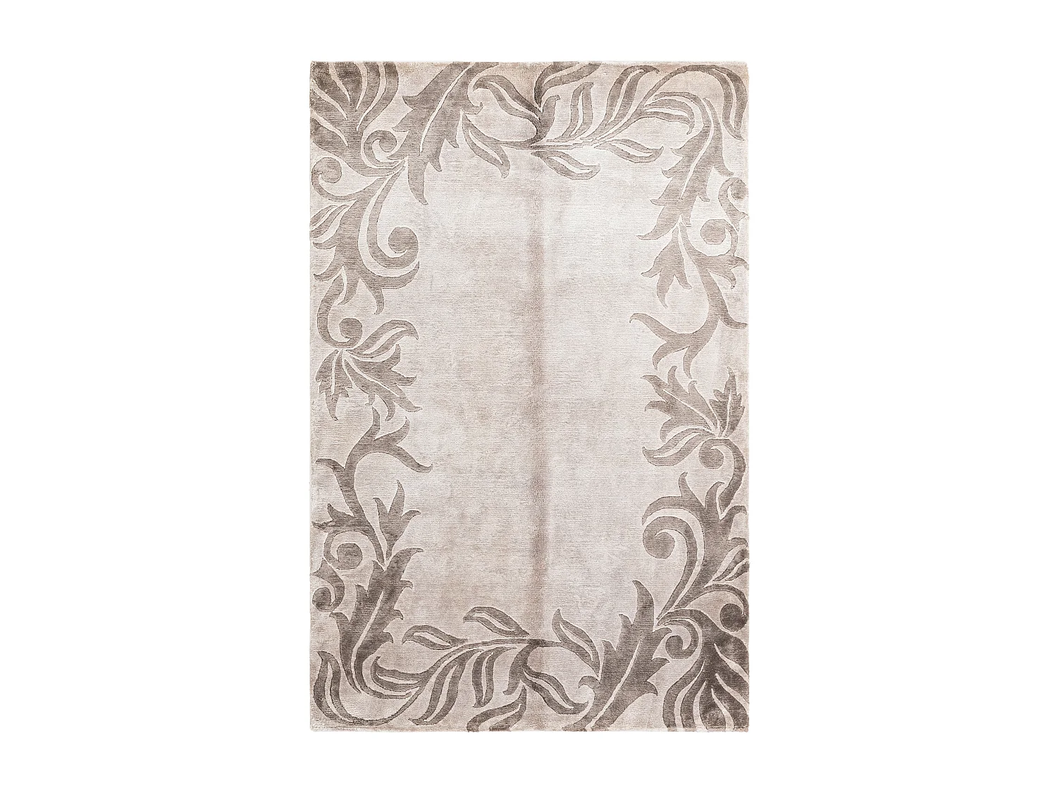 Tapis de laine 122x183 gris Darya