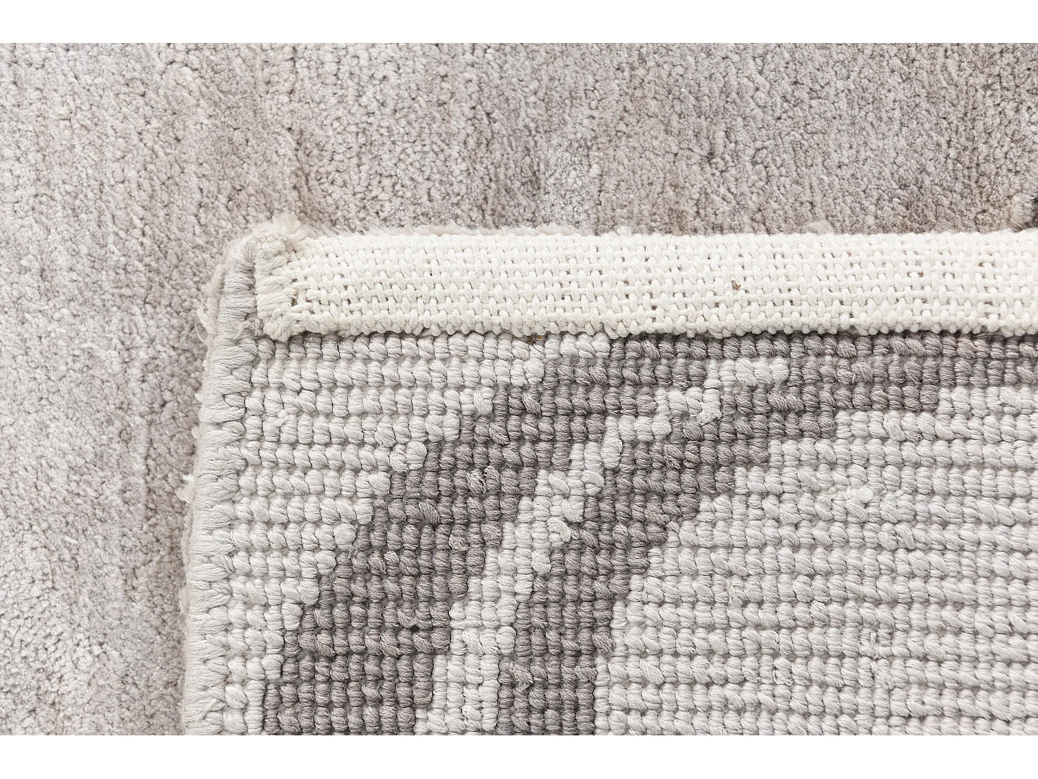 Tapis de laine 122x183 gris Darya