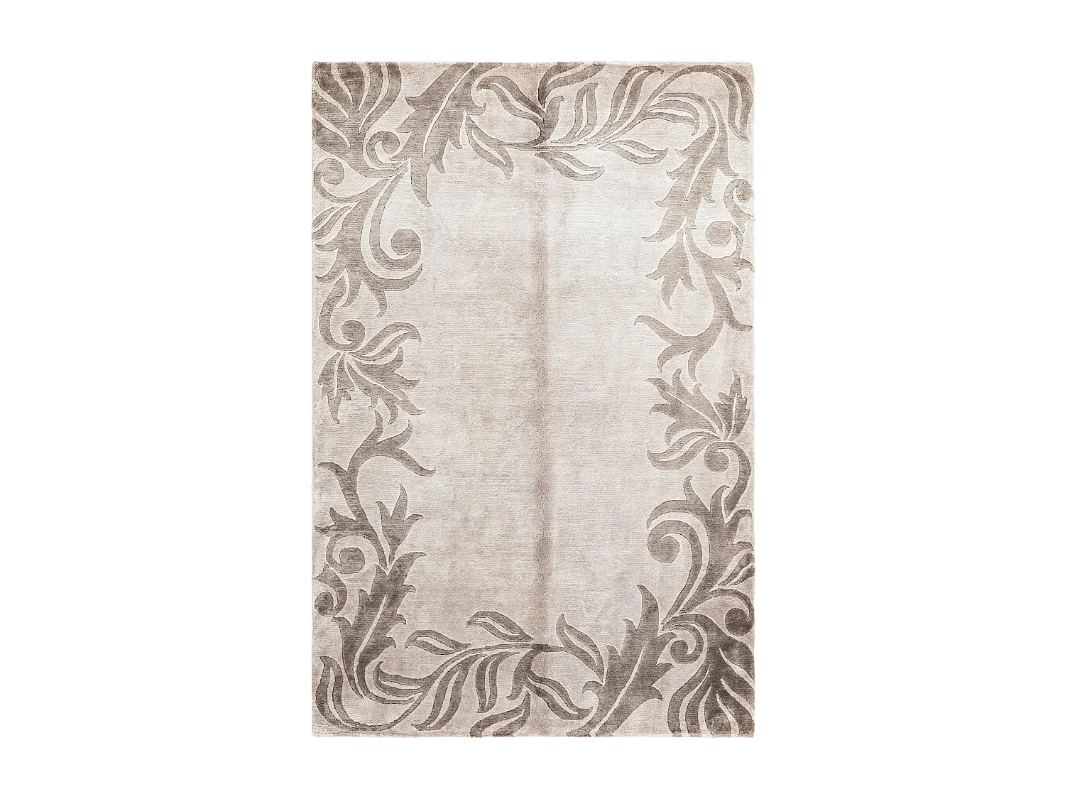 Tapis de laine 122x183 gris Darya