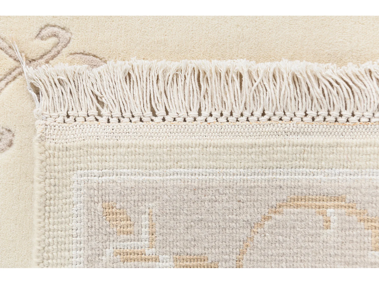 Wollteppich 122x188 Beige Darya