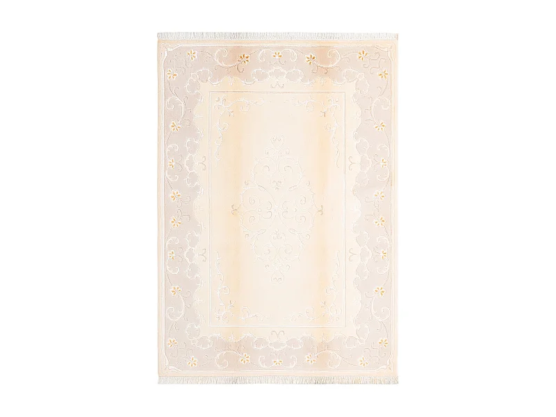 Tapis de laine 173x236 beige Darya