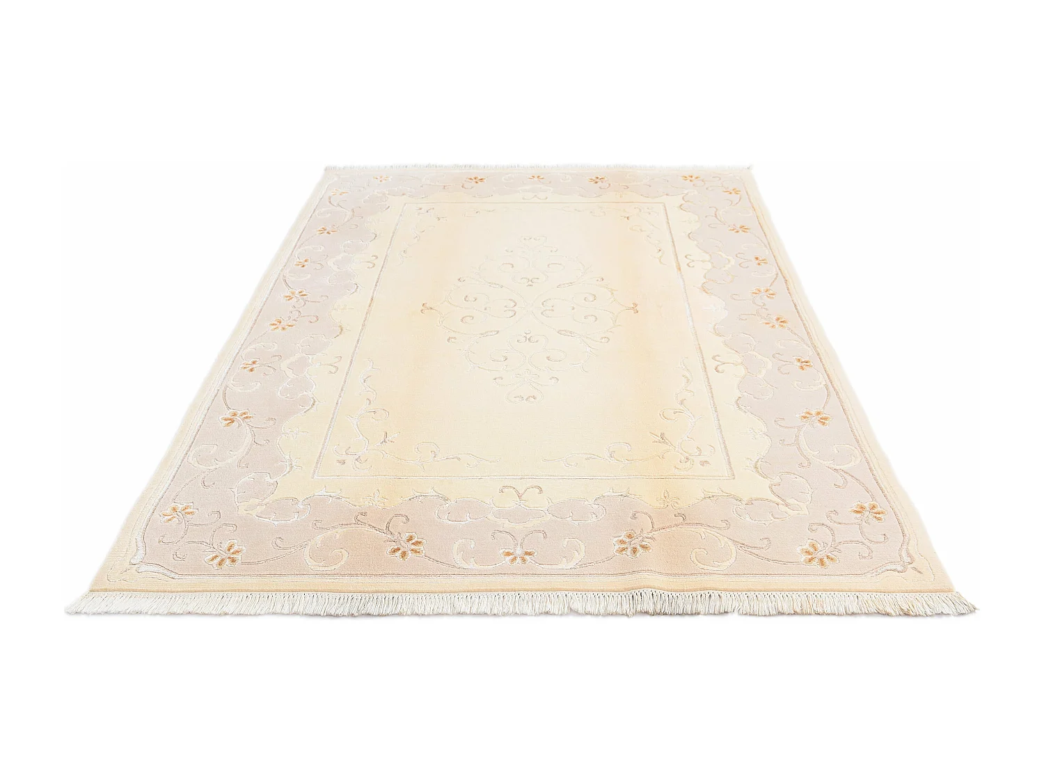 Wollteppich 173x236 Beige Darya