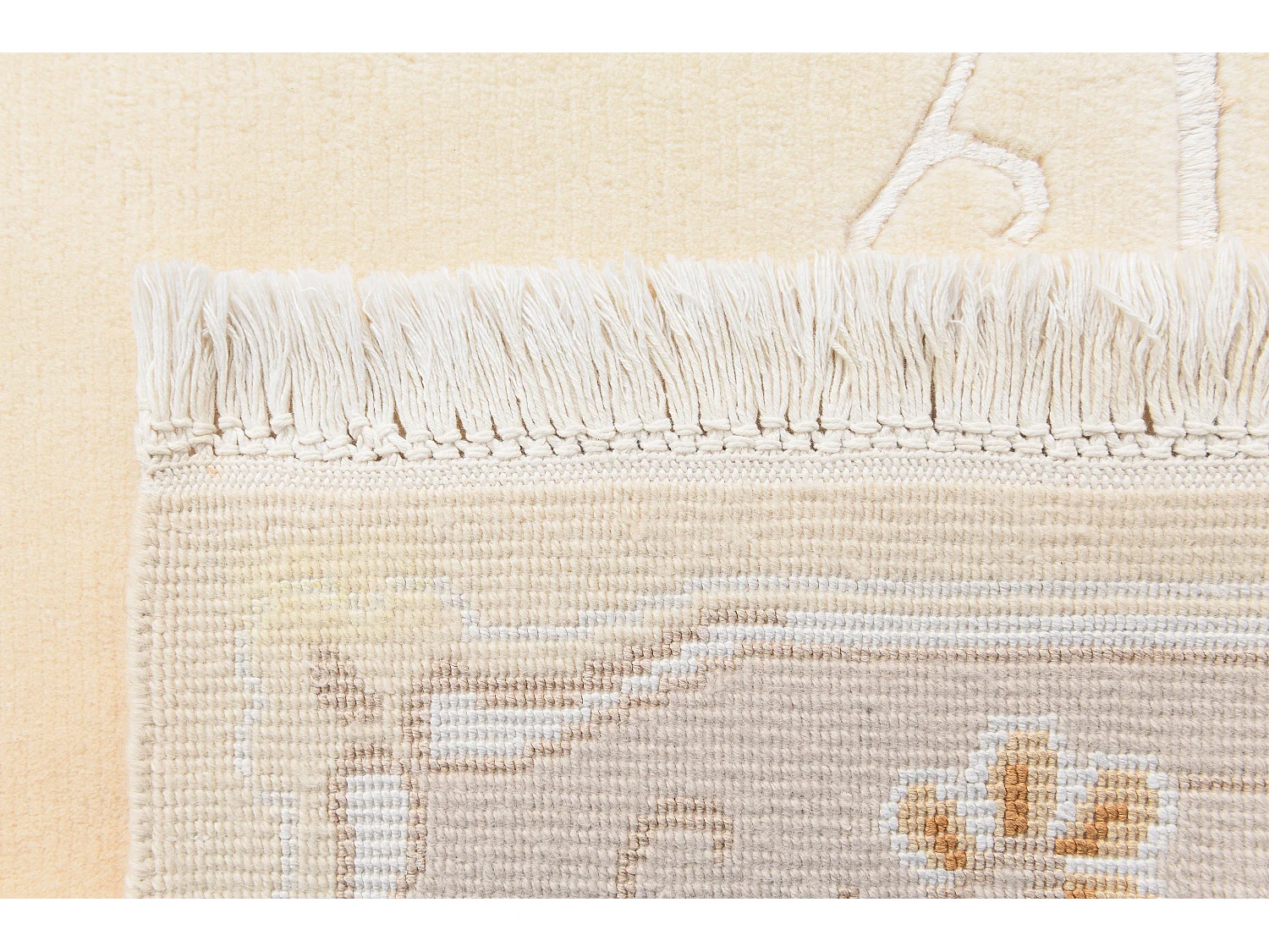 Wollteppich 173x236 Beige Darya