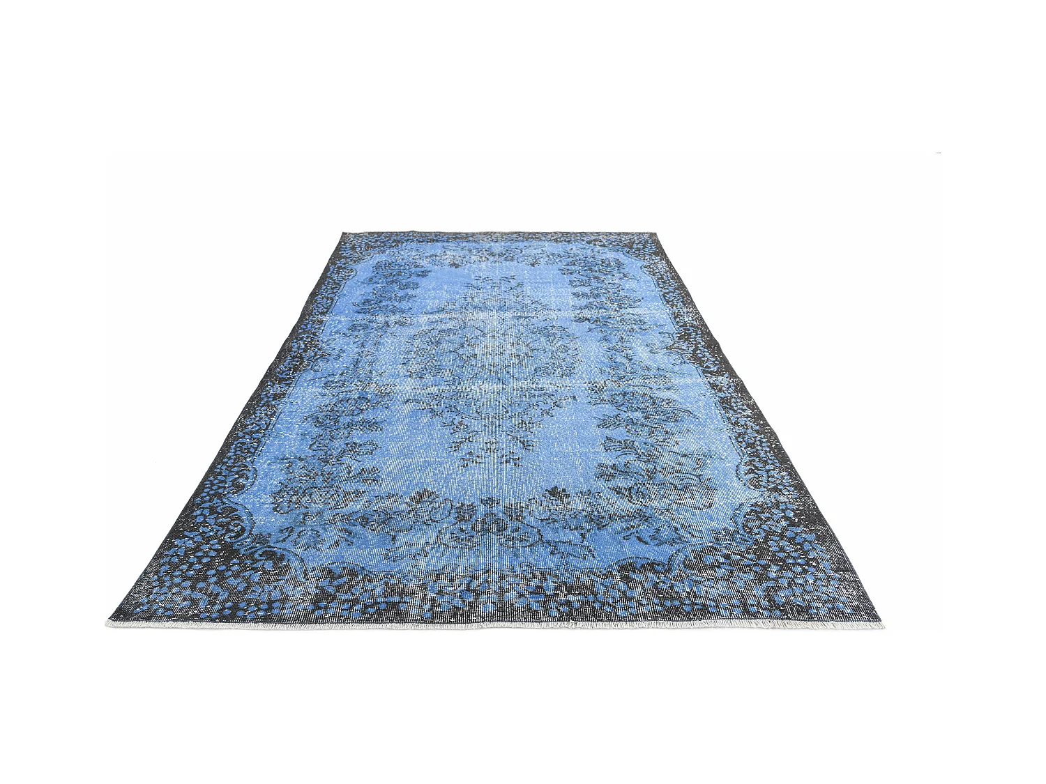 Tappeto in lana 185x302 Blu Ultra Vintage