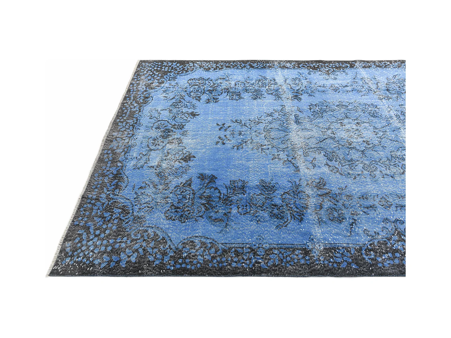 Tappeto in lana 185x302 Blu Ultra Vintage