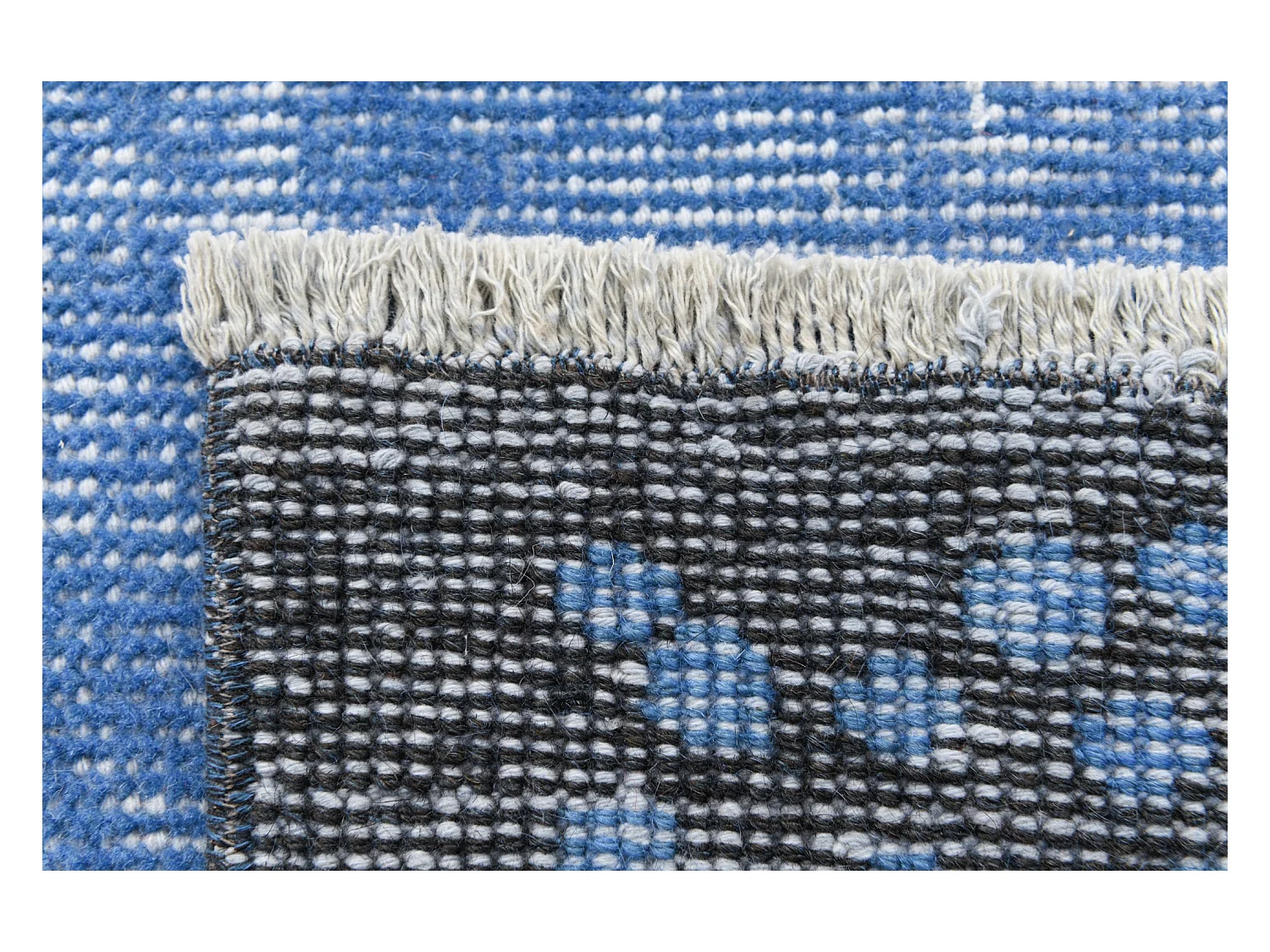 Tappeto in lana 185x302 Blu Ultra Vintage