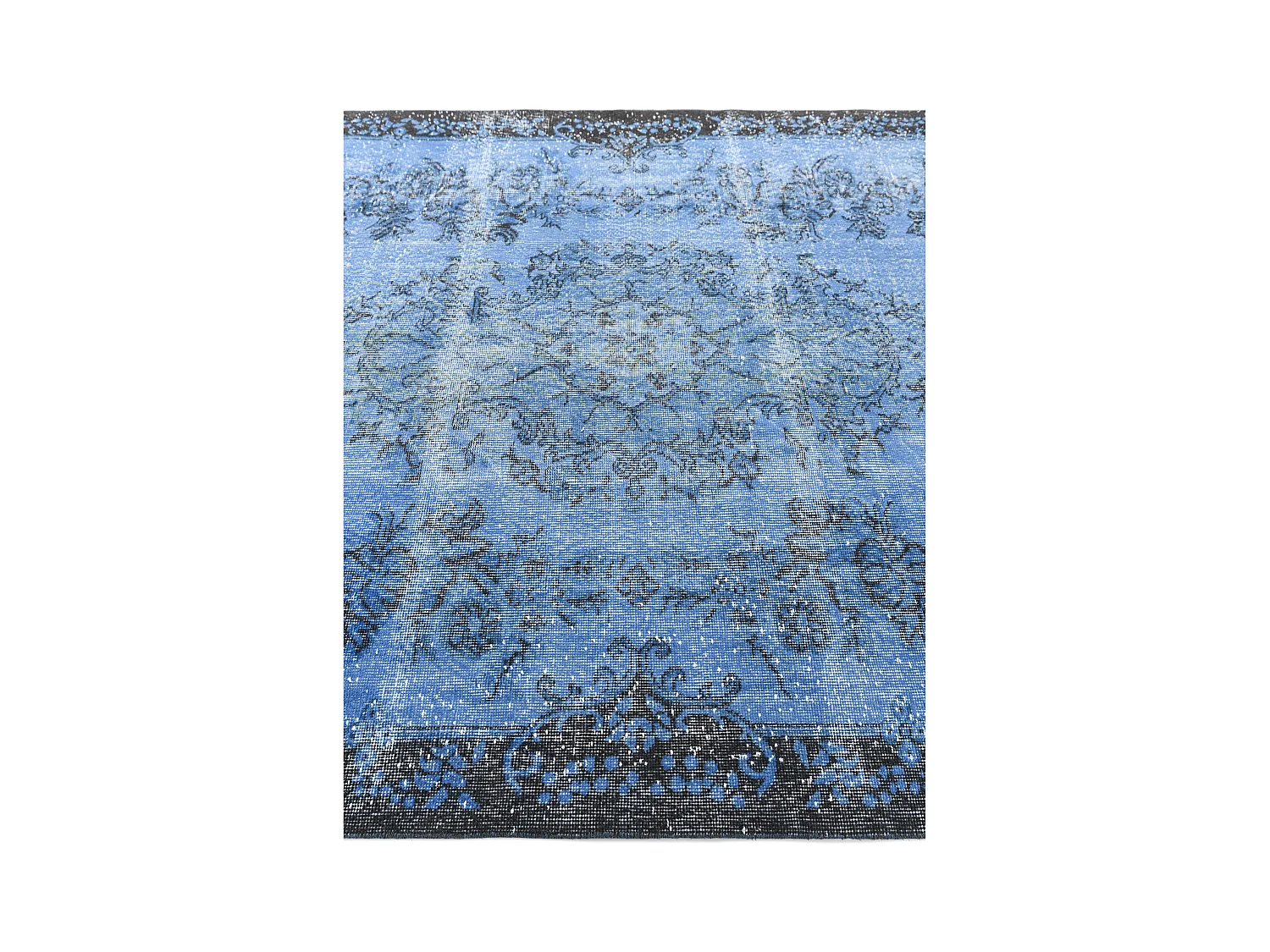 Tappeto in lana 185x302 Blu Ultra Vintage