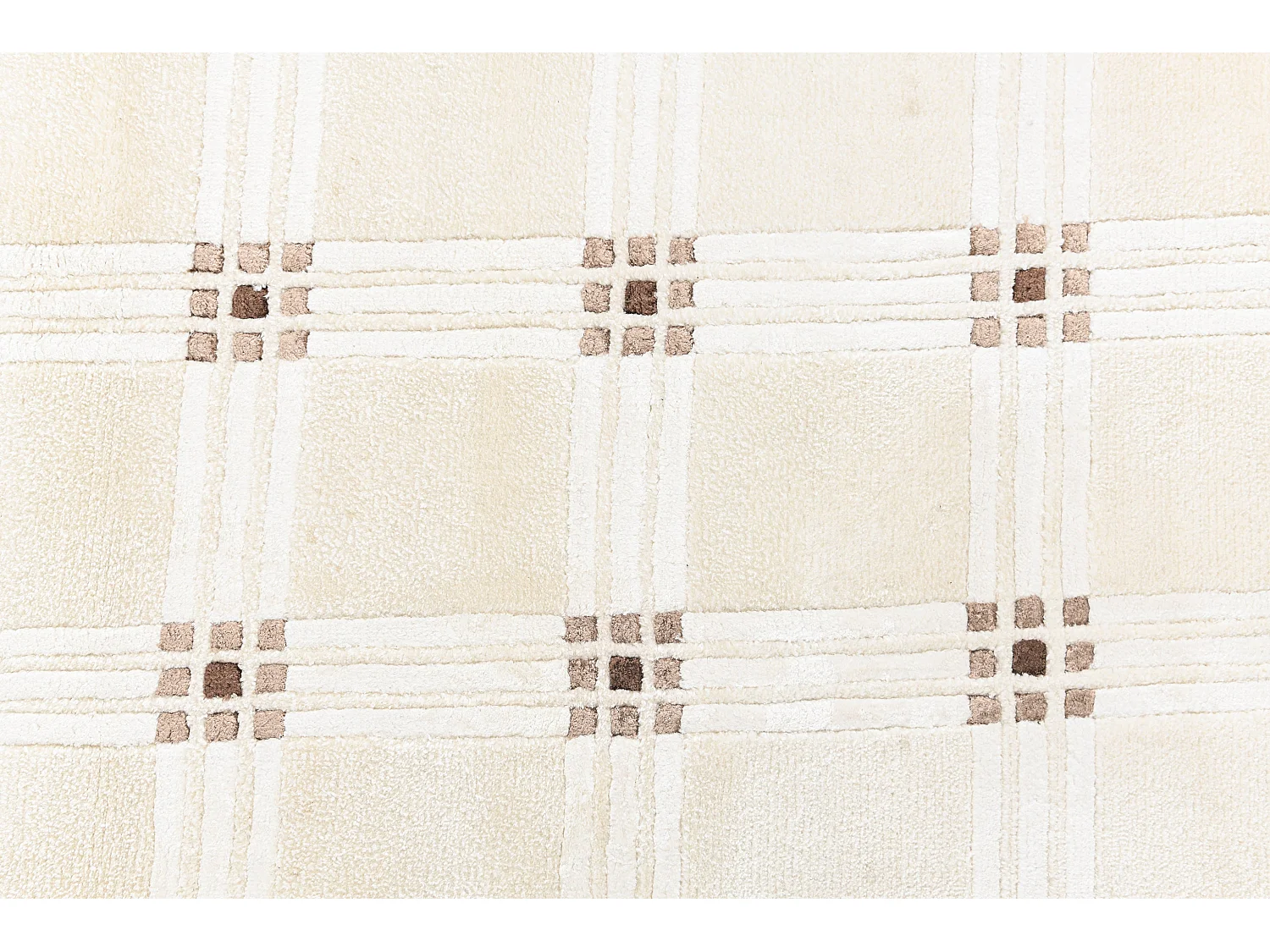 Tapis de couloir en laine 81x211 beige Darya