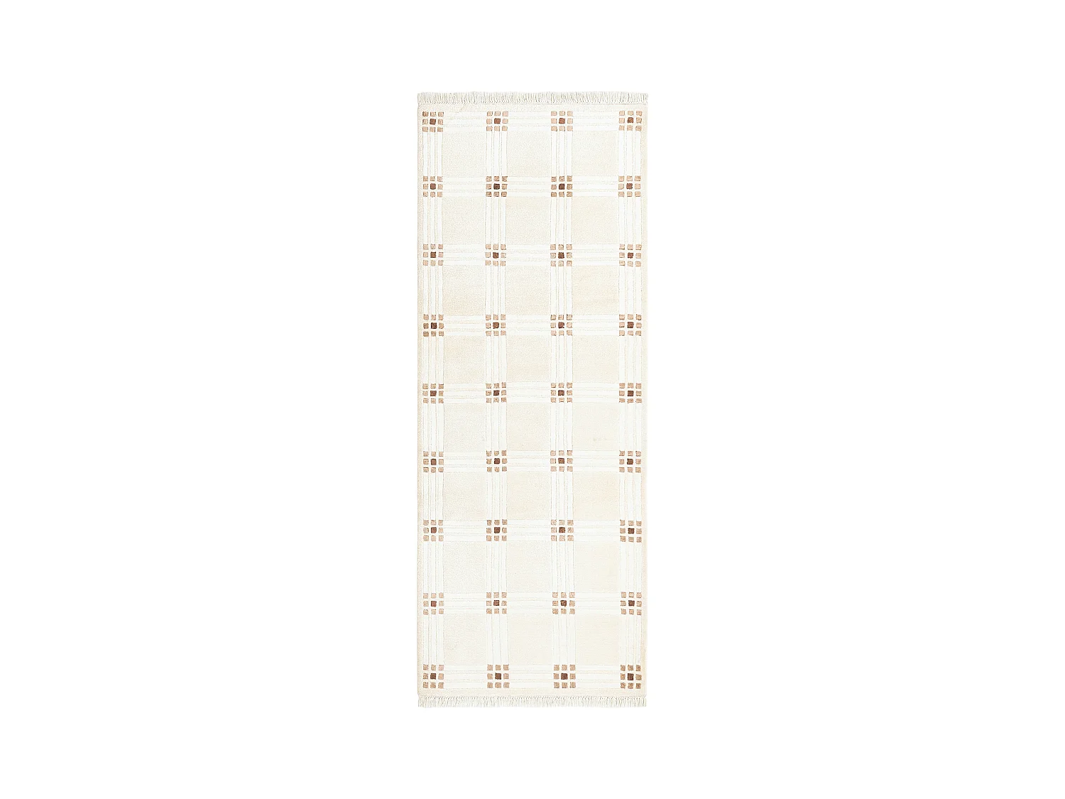 Tapis de couloir en laine 81x211 beige Darya
