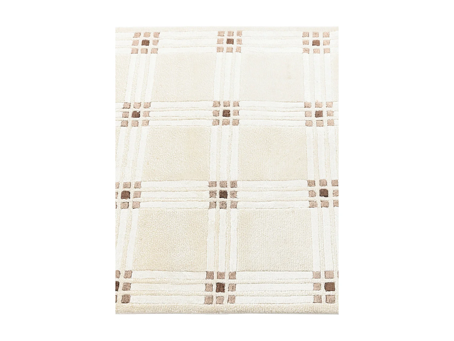 Tapis de couloir en laine 81x211 beige Darya
