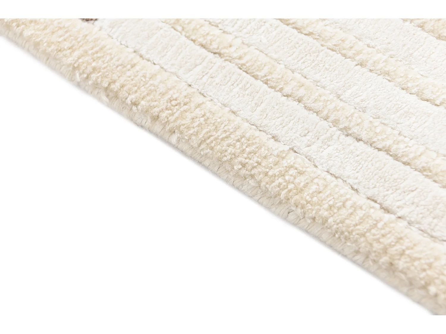 Tapis de couloir en laine 81x211 beige Darya